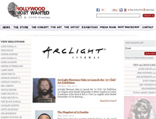Tablet Screenshot of hollywoodmostwanted.com
